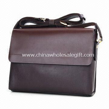 Leather Briefcase with Comfortable Shoulder Strap