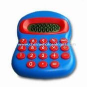 Mini Handheld Calculator in Mushroom Shape Made of Plastic images