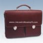 Genuine Leather Briefcase with Shoulder Strap and Mobile Phone Holder small picture
