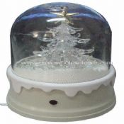 Árvore de Natal nevando USB images