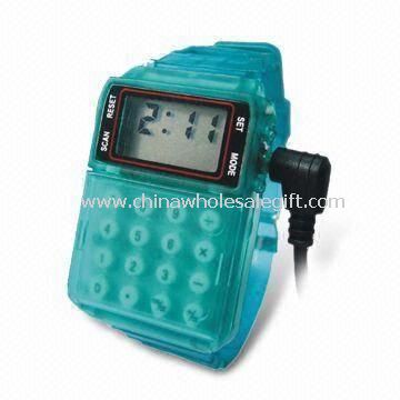 Radio Watch with 8-digit Calculator