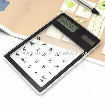 Solar Eight Digit Touchscreen Calculator
