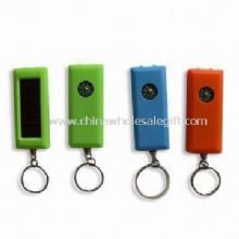 Colorful Solar Keychains with Compass images