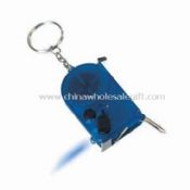 Multifunction Keychain Composed of Screwdriver Tape Measure and LED Torch images