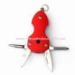 Multifunction Keychain with LED Flashlight Bottle Opener Sharp Knife Blade and Screwdriver small picture