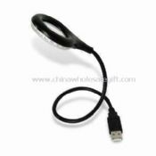 USB Book Reading Lamp with 12 LEDs Round Shape With Magnifier images