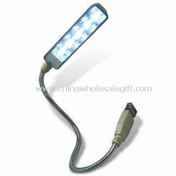 Lumière LED USB avec support de cou métallique Flexible