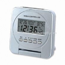 EL Backlight Portable Radio Controlled Clock with Calendar images