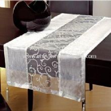 Flocked Table Cloth with Printing images