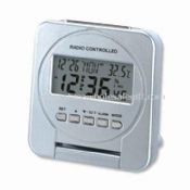 EL Backlight Portable Radio Controlled Clock with Calendar images