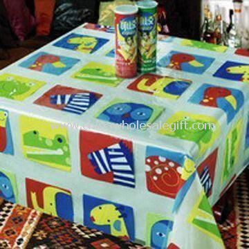 PVC Table Linen with Cartoon Design Printing