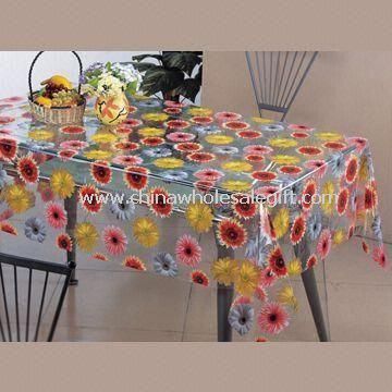 Tablecloth Made of Transparent PVC for Home Decorations