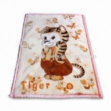 Printed Baby Blanket Made of 100% Cotton Knitted images