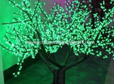 Зелений світлодіод дерева світло