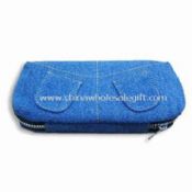 Handheld Game Console Bag Made of Jeans Cloth images