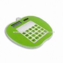 Touchscreen Apple-shaped Calculator with Solar Power images