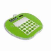 Touchscreen Apple-shaped Calculator with Solar Power images