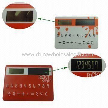 Карманный калькулятор солнечной кредитных карт