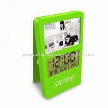 Digital Clocks with Name Card Clip Made of Plastic images