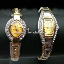 Reloj pulsera hecha de aleación con diamantes de imitación images