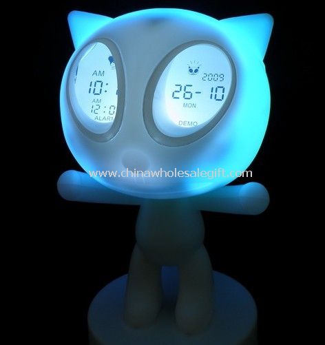 Magic cat clock