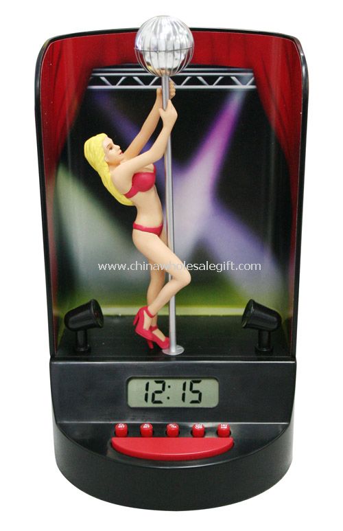 Pole Dancer Alarm Clock