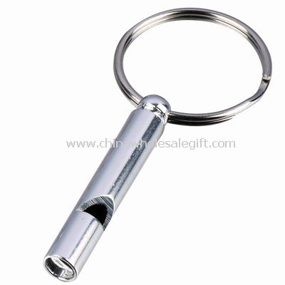 keychain metal whistle