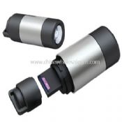 USB Rechargeable Flashlight with Card Reader images