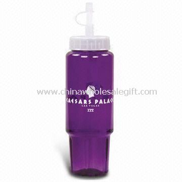 Plastic Sport Water Bottle with 30oz Capacity