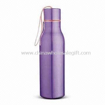 Einwandig Edelstahl Sport-Wasserflasche mit 600mL Fassungsvermögen