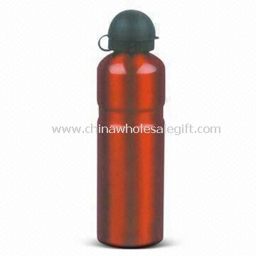 Sports Water Bottle with 750ml Capacity Made of Aluminum