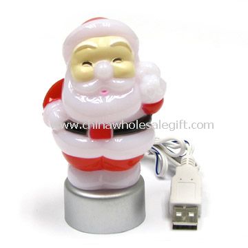 USB Santa Claus Flashlight