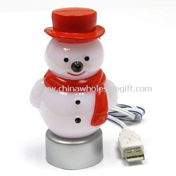 Lampe de poche USB bonhomme de neige