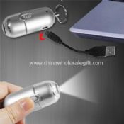 چراغ قوه قابل شارژ USB با حلقه کلید images