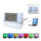 USB Hub with Clock with Mood Light small picture