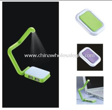 نور Foldable کتاب هاب USB