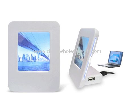 USB Hub with Backlight Photo Frame