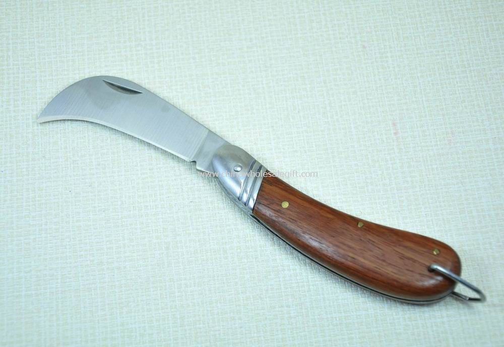 Rose wood handle Pruning knife