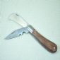 Stainless steel Rose wood handle Pruning knife small picture