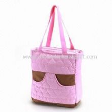 Tote Diaper Bag with Peach Skin Polyester Lining images