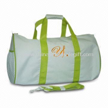 Gym Bag with Mesh Pocket on Both Sides