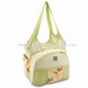 Printed Cotton Diaper Bag Includes PS Spoon and Cotton Napkin images