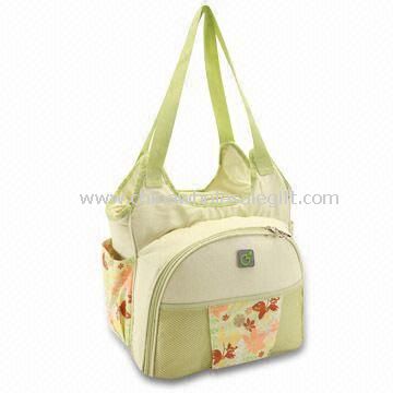 Printed Cotton Diaper Bag Includes PS Spoon and Cotton Napkin