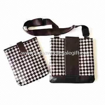 Shoulder Bag with Grid in Casual Style