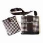 Schultertasche mit Raster im Casual-Style small picture