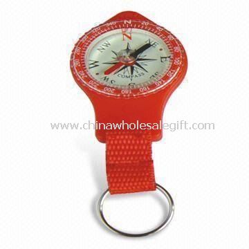 Compass with Keyring Made of ABS Materail