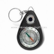 Gantungan kunci Kompas dengan termometer terbuat dari ABS images