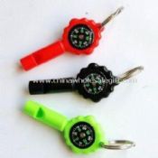 Multifunctional Compass with Whistle and Key Ring images