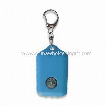 Solar Keychain with Compass