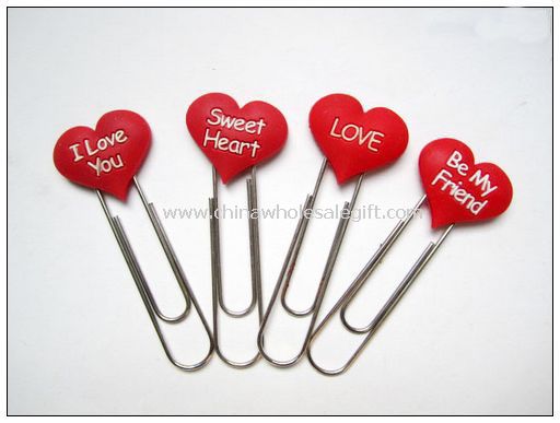 Heart shape bookmark